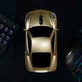 Coole kabellose Maus in Sportwagenform