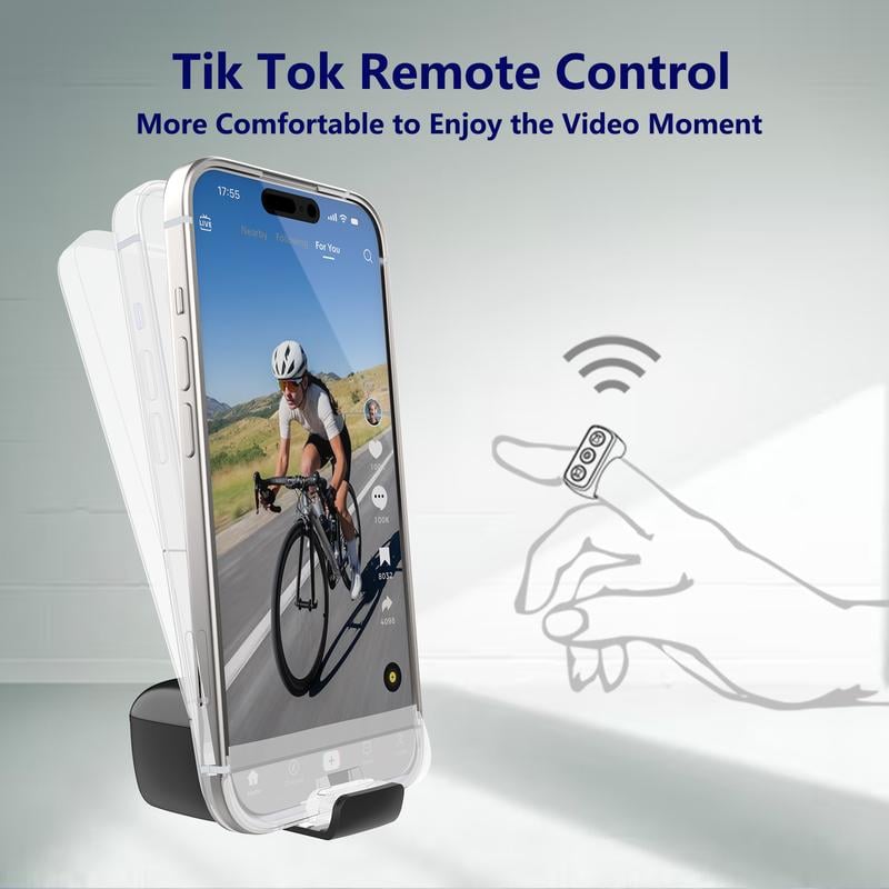 Saker Scrolling Ring Bluetooth-Fernbedienung mit Telefonhalter Zweitbild