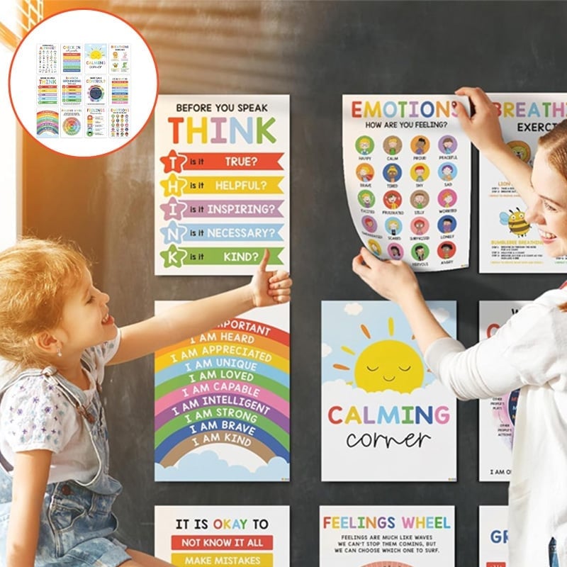 🧘‍♀️ Beruhigendes Eckposter-Set 🧠 Zweitbild