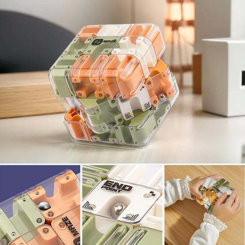 3D-Rollenkugel-Labyrinth-Würfel Zweitbild