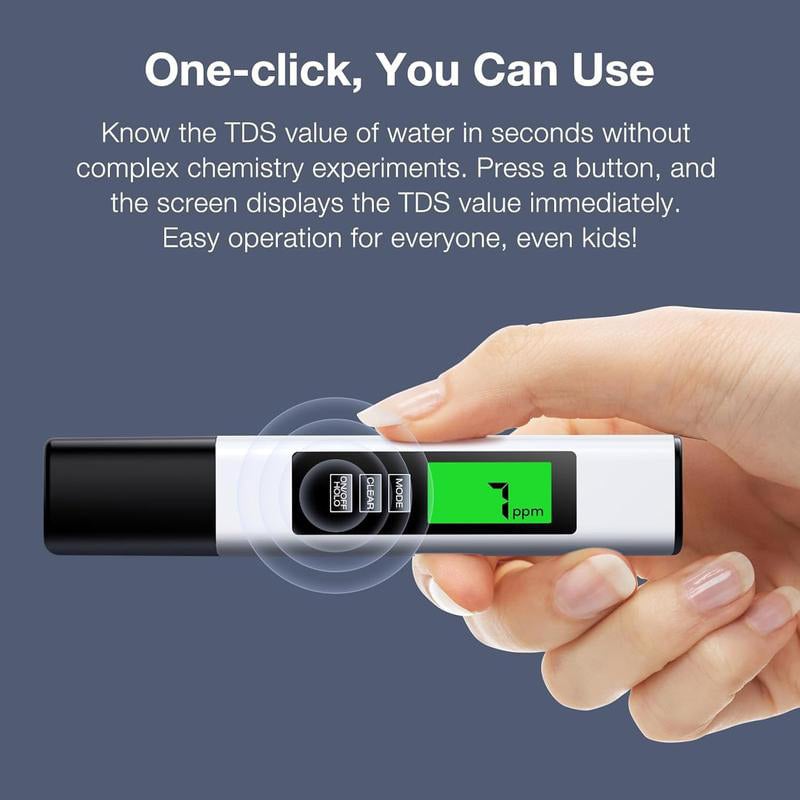 ✨Neuer 4-in-1-TDS-Messgerät, digitaler Wassertester Zweitbild