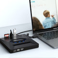 7-in-1 externes USB-DVD-Laufwerk und Blu-ray-Player