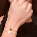Verstellbare Love-Friendship-Armbänder im Zweier-Pack