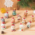 Handgefertigte Tier-Weihnachtsmann-Ornamente