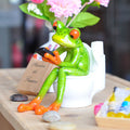 Festival-Frosch-Harz bastelt Frosch-Pastoral-Ornament