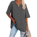 Damen-T-Shirt mit V-Ausschnitt
