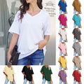 Damen-T-Shirt mit V-Ausschnitt
