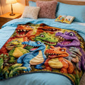 Flanell-Dinosaurier-Nickerchendecke🦖