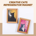 Kühlschrankmagnet mit Katzen-Fotorahmen