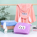 Baby-Badetuch mit Kapuze