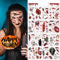 Halloween Streich Makeup Temporäres Tattoo