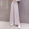 Damenhose aus Eisseide mit weitem Bein