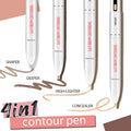 4-in-1-Stift zum Konturieren und Hervorheben der Augenbrauen