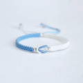 Verbundenes handgefertigtes geflochtenes Armband