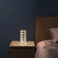 Rose Rays Kristall-Diamant-Tischlampe
