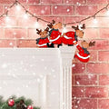 Lustige weihnachtliche Türrahmendekorationen