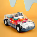 Transparentes Elektroauto-Spielzeug