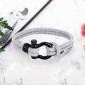 Nautisches geflochtenes Seilarmband (Geschenkkarte im Lieferumfang enthalten)