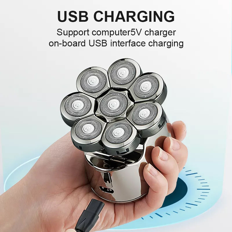 8D verbessertes LED-Display 10-in-1-Multifunktionsrasierer Zweitbild