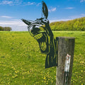 Außenbereich-Garten-Bauernhof-Peeping-Ziege aus Metall, Innendekoration