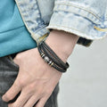 Zweireihiges Armband "Ich werde immer bei dir sein"