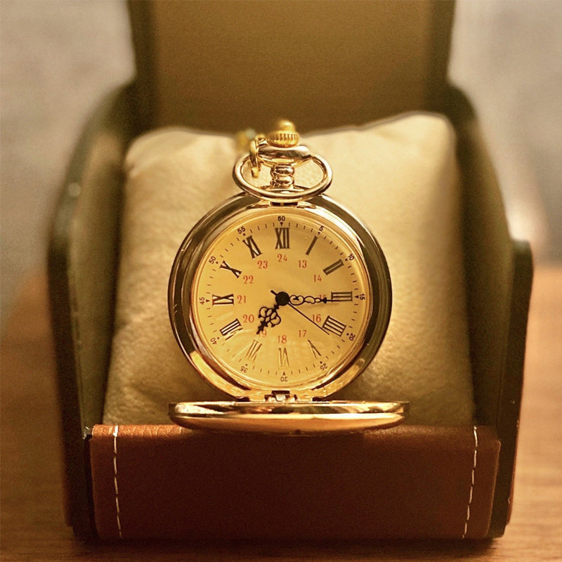 "Für meinen Sohn" Quarz-Taschenuhr mit Kette Zweitbild