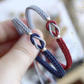 Verbundenes handgefertigtes geflochtenes Armband