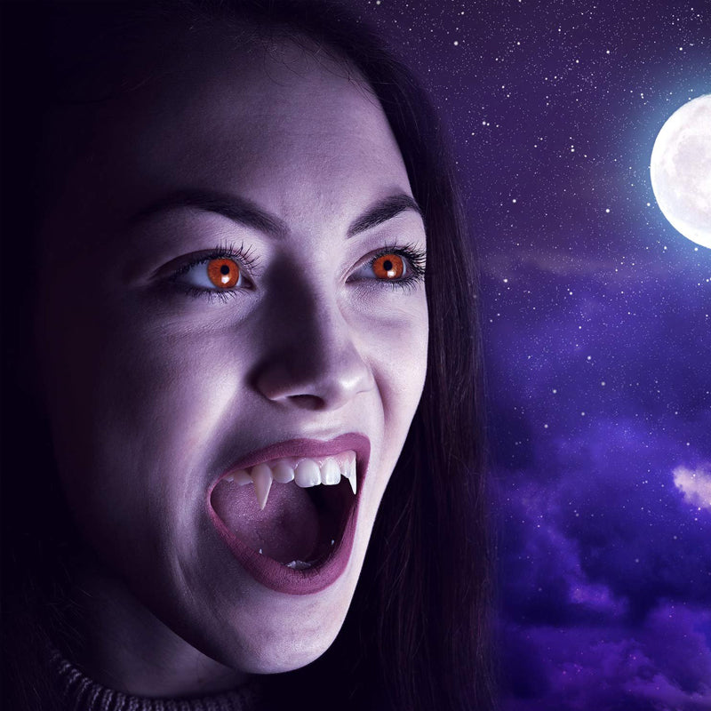 Einziehbare Vampirzähne Zweitbild