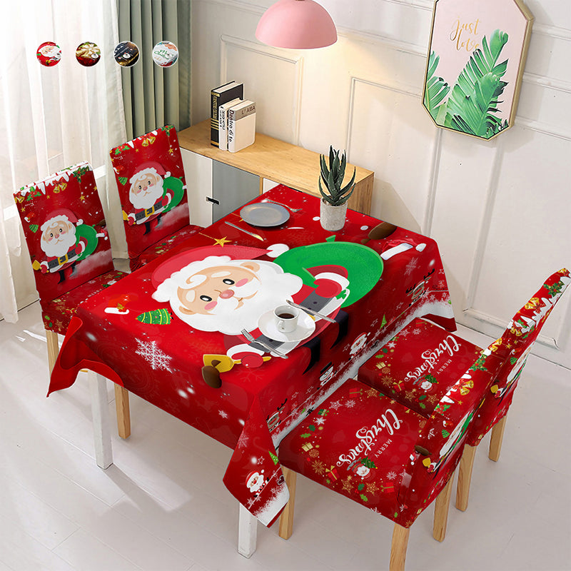 Weihnachten Tischdecke Stuhlbezug Dekoration
