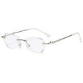 Modische randlose Anti-Blaulicht-Lesebrille