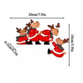 Lustige weihnachtliche Türrahmendekorationen