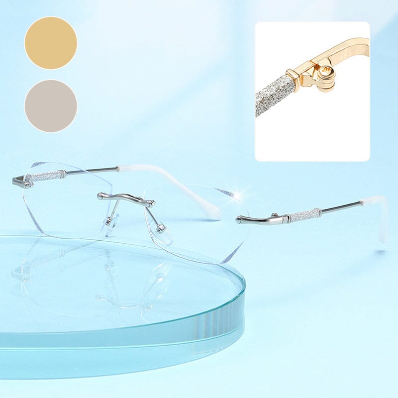 Modische randlose Anti-Blaulicht-Lesebrille Hauptbild