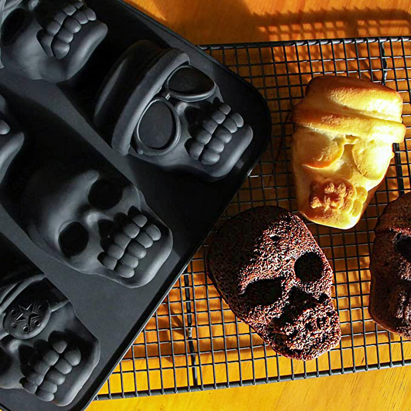 Halloween-Totenkopf-Kuchenform Hauptbild