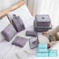 Set mit 7 Reise-Aufbewahrungstaschen