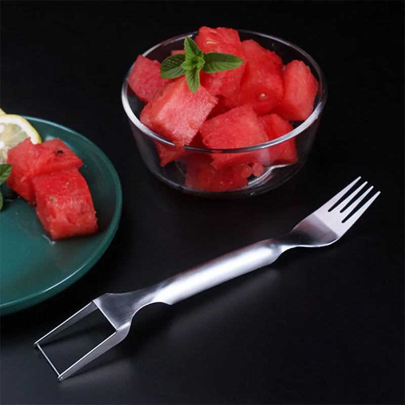 2-in-1-Wassermelonen-Gabelschneider Zweitbild