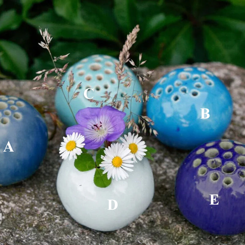 Harz handgefertigte Vase Blumenstein Tischdekoration Hauptbild