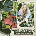 Tragbare spitze Gartenschere