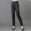 Leichte Daunenhose mit hoher Taille