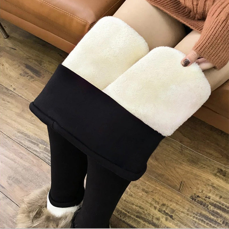 【Bis zu 56 % Rabatt】 Winter-Leggings mit Lammfell-Feeling