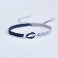 Verbundenes handgefertigtes geflochtenes Armband