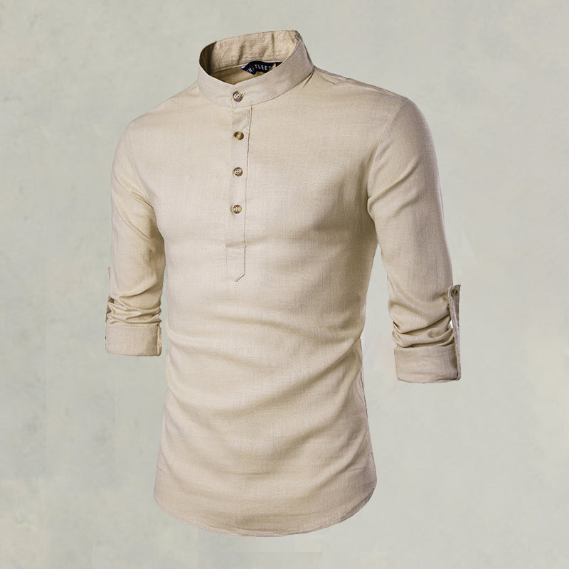 Roll-up-Leinenhemd "Madrid" Hauptbild