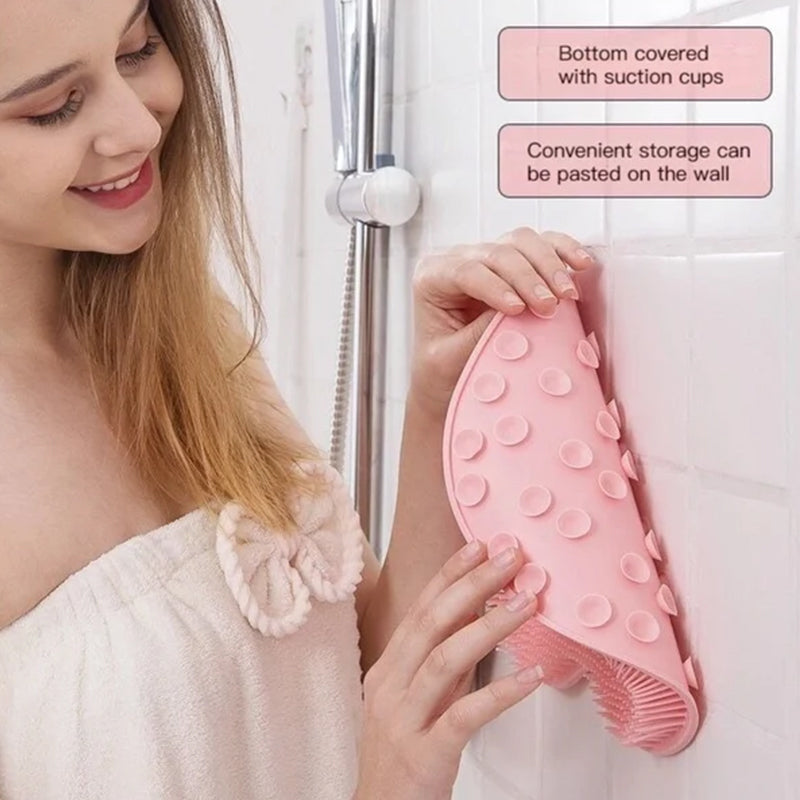 Fuß- und Rückenwäscher für die Dusche, Massagepad Zweitbild