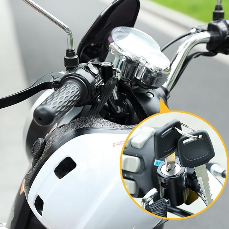 Multifunktionales Motorradhelm-Sicherheitsschloss Zweitbild