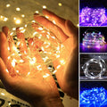 Weihnachts-Lichterkette aus Kupferdraht mit USB-Fernbedienung
