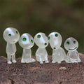 Leuchtende Gartengeist-Miniaturfiguren