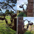 Außenbereich-Garten-Bauernhof-Peeping-Ziege aus Metall, Innendekoration