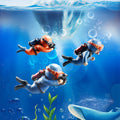 Schöne Taucher-Aquarium-Dekoration