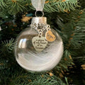 Weihnachts-Federball-Ornamente