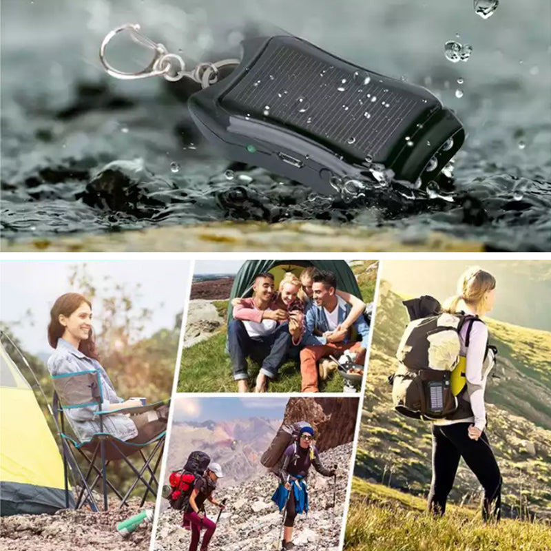 Mini-Solar-Powerbank-Schlüsselanhänger Zweitbild