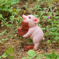 Niedliches Schweinchen-Ornament